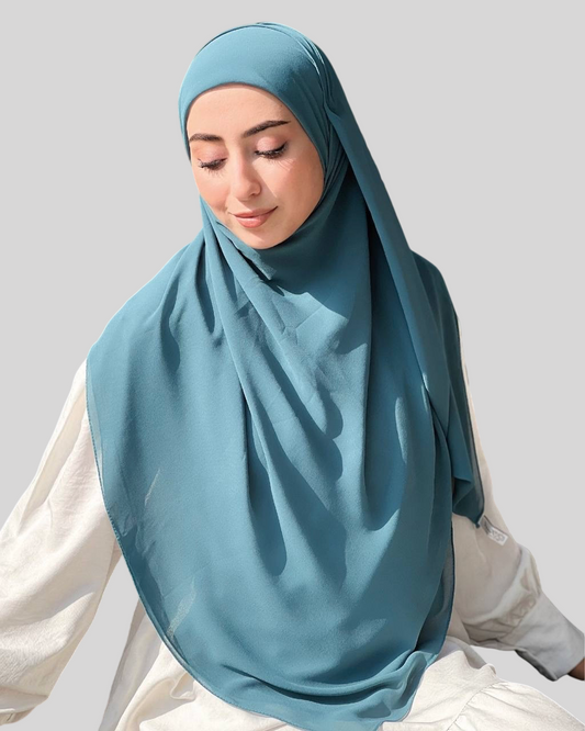 Square Chiffon- Teal