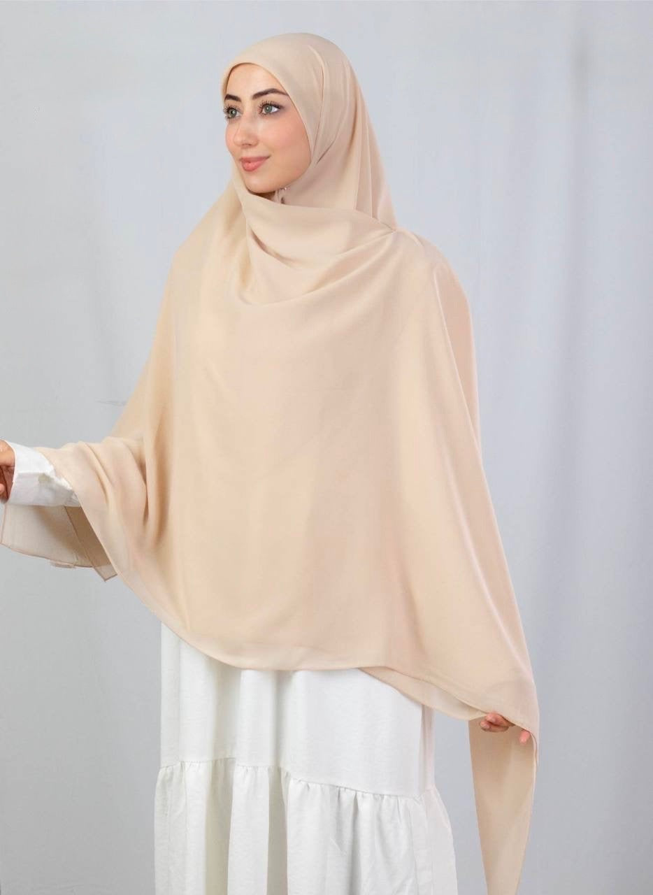 Square Chiffon- Pale Honey
