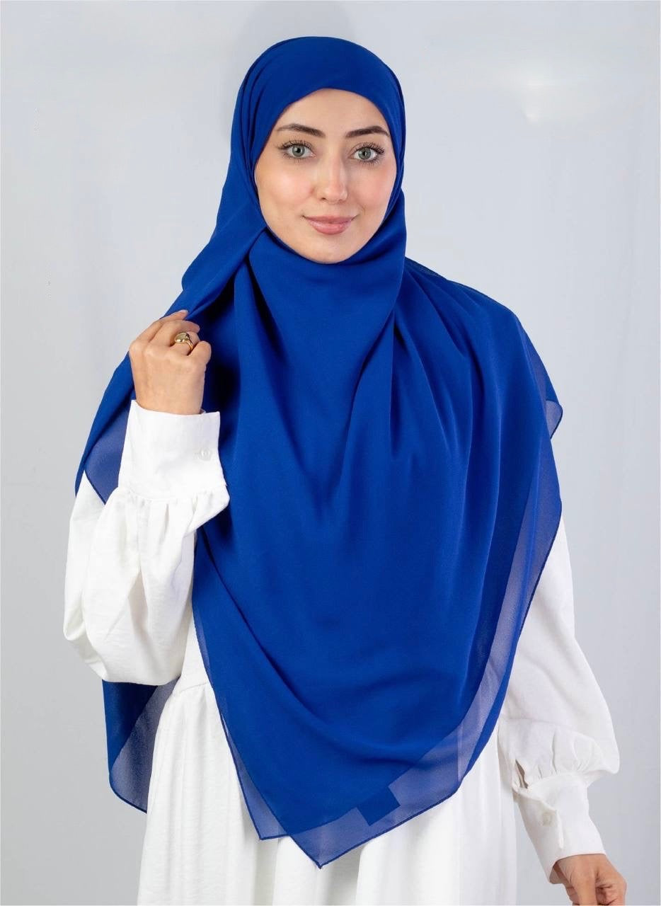 Square Chiffon- Royal Blue